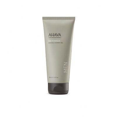 AHAVA Men Time To Energize Geschenkset Gesichtscreme Age Control Moisturizing Cream 50 ml + Duschgel Mineral Shower Gel 100 ml + Handcreme Mineral Hand Cream 100 ml + Kosmetiktasche