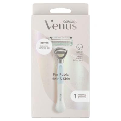 Gillette Venus Satin Care For Pubic Hair &amp; Skin Rasierer für Frauen 1 St.