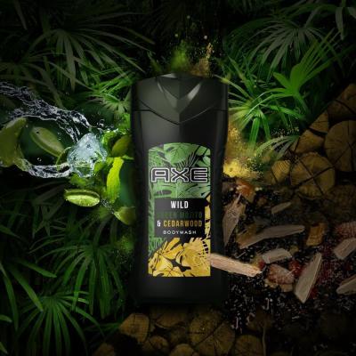 Axe Wild Mojito &amp; Cedarwood Duschgel für Herren 400 ml