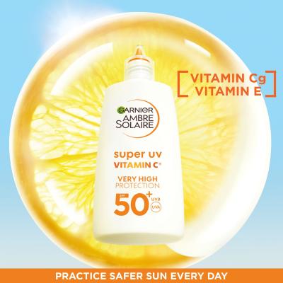 Garnier Ambre Solaire Super UV Vitamin C SPF50+ Sonnenschutz fürs Gesicht 40 ml