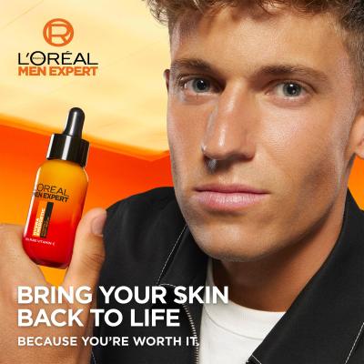 L&#039;Oréal Paris Men Expert Hydra Energetic Vitamin C Shot Serum Gesichtsserum für Herren 30 ml