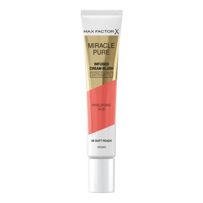 Max Factor Miracle Pure Infused Cream Blush Rouge für Frauen 15 ml Farbton  06 Soft Peach