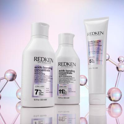 Redken Acidic Bonding Concentrate Dream Big Geschenkset Shampoo Acidic Bonding Concetrate 300 ml + Conditioner Acidic Bonding Concentrate 300 ml + Haarpflege Acidic Bonding Concentrate Leave-In Treatment 150 ml