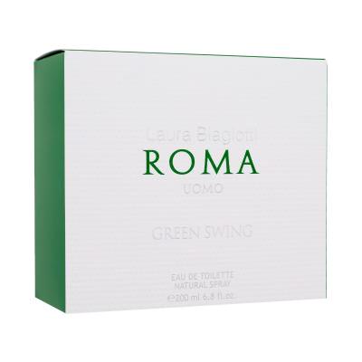 Laura Biagiotti Roma Uomo Green Swing Eau de Toilette für Herren 200 ml