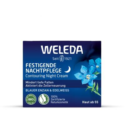 Weleda Blue Gentian &amp; Edelweiss Contouring Night Cream Nachtcreme für Frauen 40 ml