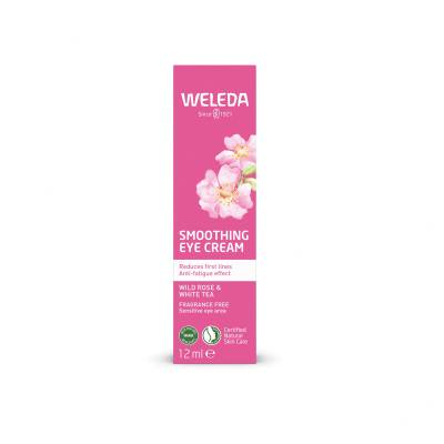 Weleda Wild Rose &amp; White Tea Smoothing Eye Cream Augencreme für Frauen 12 ml