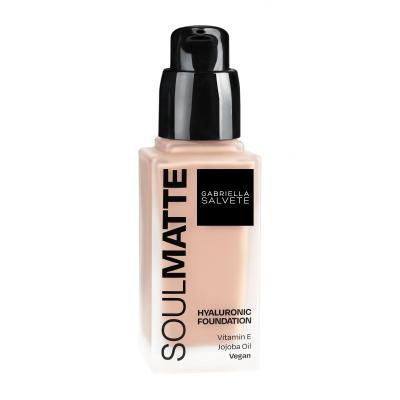 Gabriella Salvete Soulmatte Hyaluronic Foundation Foundation für Frauen 30 ml Farbton  01N Porcelain Neutral