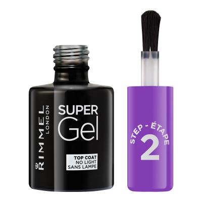 Rimmel London Super Gel Top Coat Nagellack für Frauen 12 ml