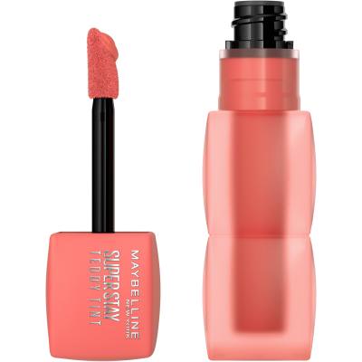 Maybelline Super Stay Teddy Tint Lippenstift für Frauen 5 ml Farbton  25 Baby Tee