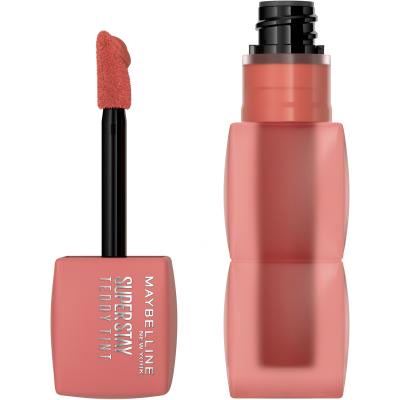 Maybelline Super Stay Teddy Tint Lippenstift für Frauen 5 ml Farbton  15 Skinny Dip