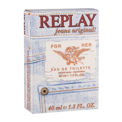 Replay Jeans Original! For Her Eau de Toilette für Frauen 40 ml