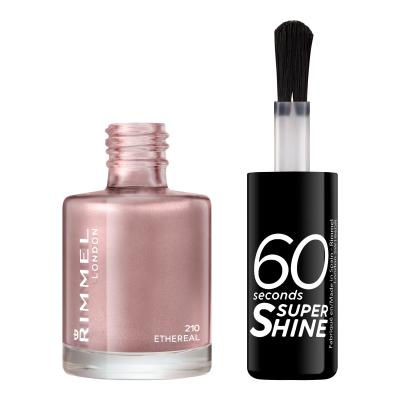 Rimmel London 60 Seconds Super Shine Nagellack für Frauen 8 ml Farbton  210 Ethereal