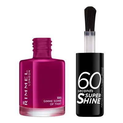 Rimmel London 60 Seconds Super Shine Nagellack für Frauen 8 ml Farbton  335 Gimme Some Of That