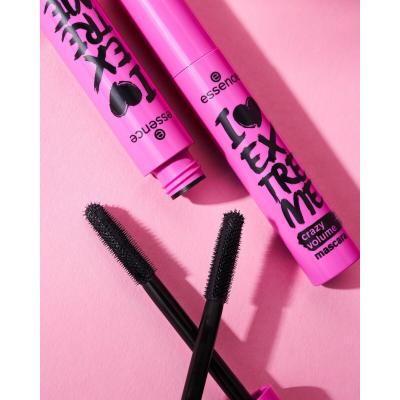 Essence I Love Extreme Crazy Volume Mascara für Frauen 12 ml Farbton  Ultra Black