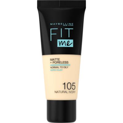 Maybelline Fit Me! Matte + Poreless Foundation für Frauen 30 ml Farbton  105 Natural Ivory