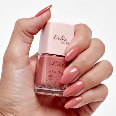 Gabriella Salvete Petra Nude Longlasting Nail Polish Nagellack für Frauen 11 ml Farbton  Nude Heels