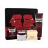 PRORASO Red After Shave Lotion Geschenkset Rasierwasser 100 ml + Rasiercreme 150 ml + Creme vor der Rasur 100 ml + Blechdose