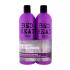 Tigi Bed Head Dumb Blonde Geschenkset 750ml Bed Head Dumb Blonde Shampoo + 750ml Bed Head Dumb Blonde Reconstructor