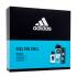 Adidas Ice Dive Geschenkset Eau de Toilette 50ml + Deospray 150 ml + Duschgel 250 ml