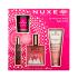 NUXE Happy In Pink Geschenkset Trockenöl Huile Prodigieuse Florale 100 ml + Duschöl Prodigieux Floral 100 ml + Eau de Parfum Prodigieux Floral 15 ml + Duftkerze Prodigieux Floral 70 g