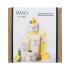 Shiseido Waso My Waso Essentials Geschenkset Reinigungsgel Shikulime Gel-To-Oil Cleanser 30 ml + Feuchtigkeitscreme Shikulime Mega Hydrating Moisturizer 15 ml + Peelingmaske Satocane Pore Purifyting Scrub Mask 30 ml + Nachtmaske Yuzu-C Beauty Sleeping Mask 15 ml + Serum für strahlende Haut Yuzu-C Gl