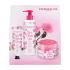 Dermacol Rose Flower Geschenkset Cremige Seife Rose Flower Care 250 ml + Handcreme Rose Flower Care 30 ml + Körperpeeling Rose Flower Shower 200 ml