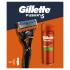 Gillette Fusion5 Geschenkset Rasierer Fusion5 1 St. + Rasiergel Fusion Shave Gel Sensitive 200 ml