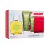 Clarins Aroma Eau Extraordinaire Geschenkset Eau de Soin 100 ml + Körpercreme 100 ml + Duschmilch 30 ml + Rote Kosmetiktasche