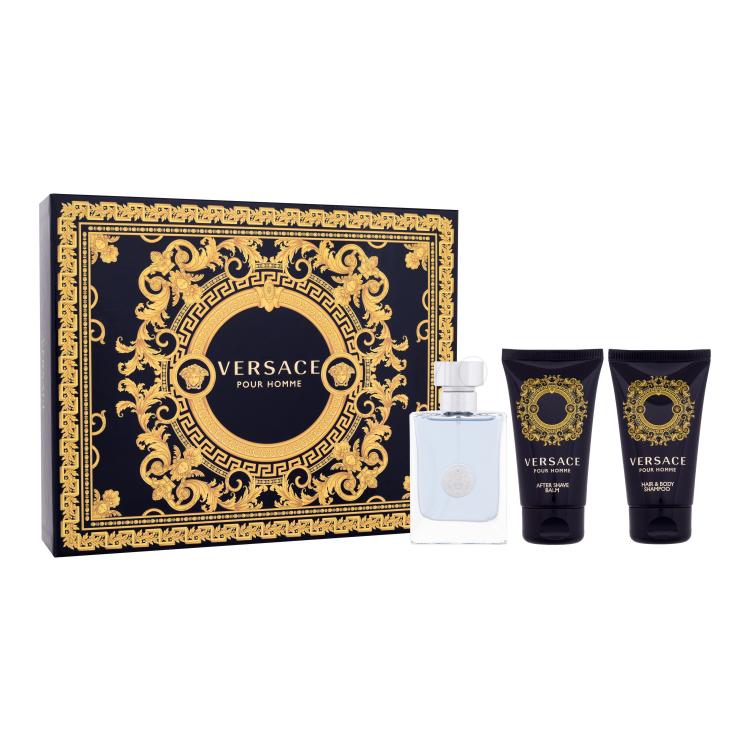 Versace Pour Homme SET1 Geschenkset EdT 50ml + 50ml Duschgel + 50ml After Shave Balsam