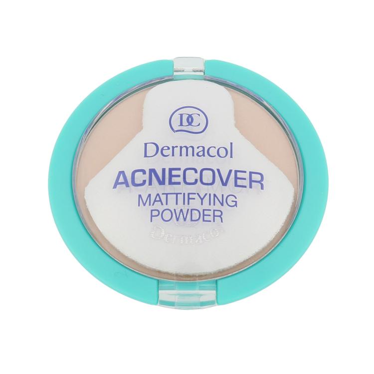 Dermacol Acnecover Mattifying Powder Puder für Frauen 11 g Farbton  Sand