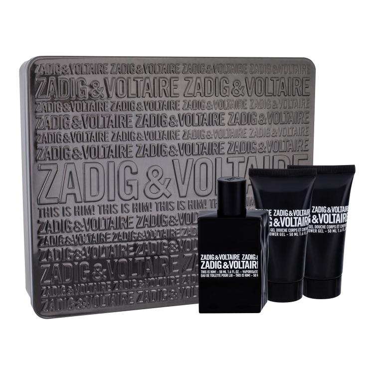 Zadig &amp; Voltaire This is Him! Geschenkset Edt 50ml + Duschgel 2x 50ml