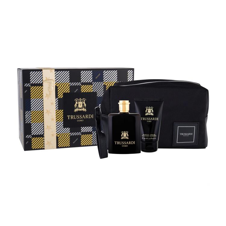 Trussardi Uomo 2011 Geschenkset Edt 100 ml + Duschgel 100 ml + Kosmetiktasche