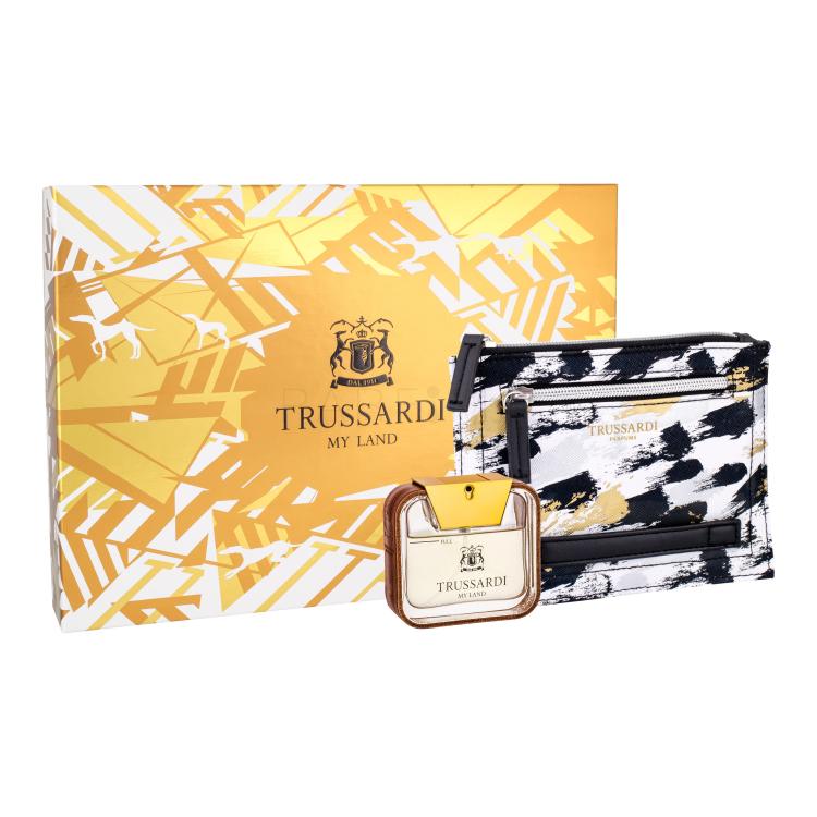 Trussardi My Land Geschenkset Edt 50 ml + Dokumentenmäppchen