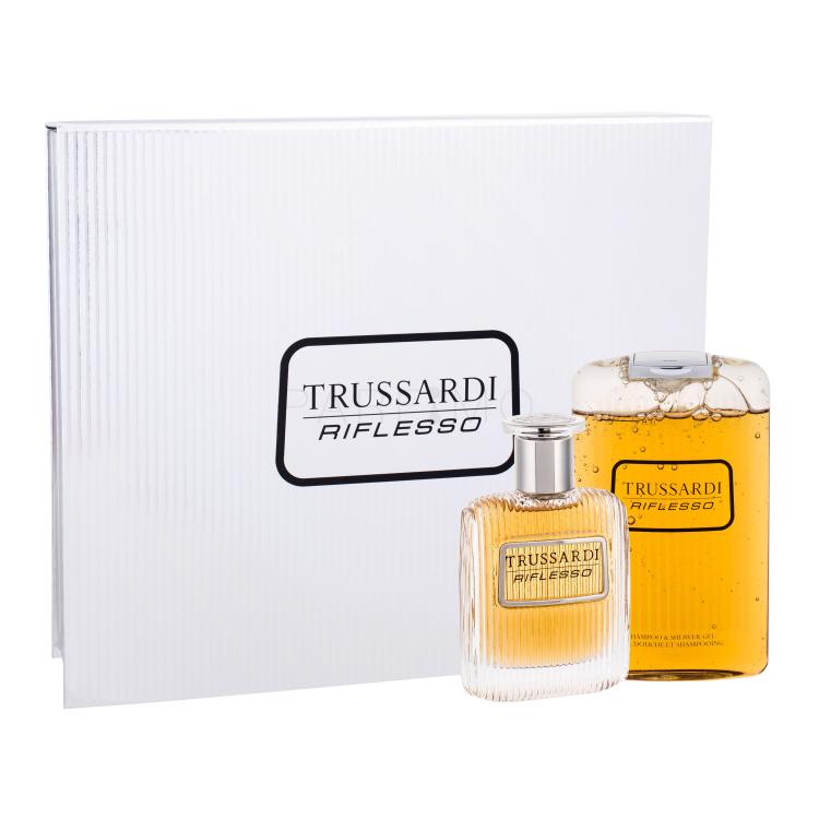 Trussardi Riflesso Geschenkset Edt 100 ml + Duschgel 200 ml