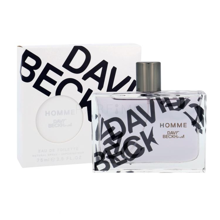 David Beckham Homme Eau de Toilette für Herren 75 ml