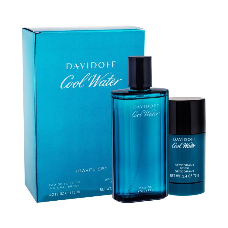 Davidoff Cool Water Geschenkset Edt 125 ml + Deostick 75 ml