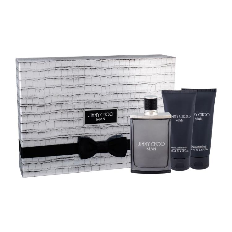 Jimmy Choo Man Geschenkset Edt 100 ml + Duschgel 100 ml + After Shave Balsam 100 ml