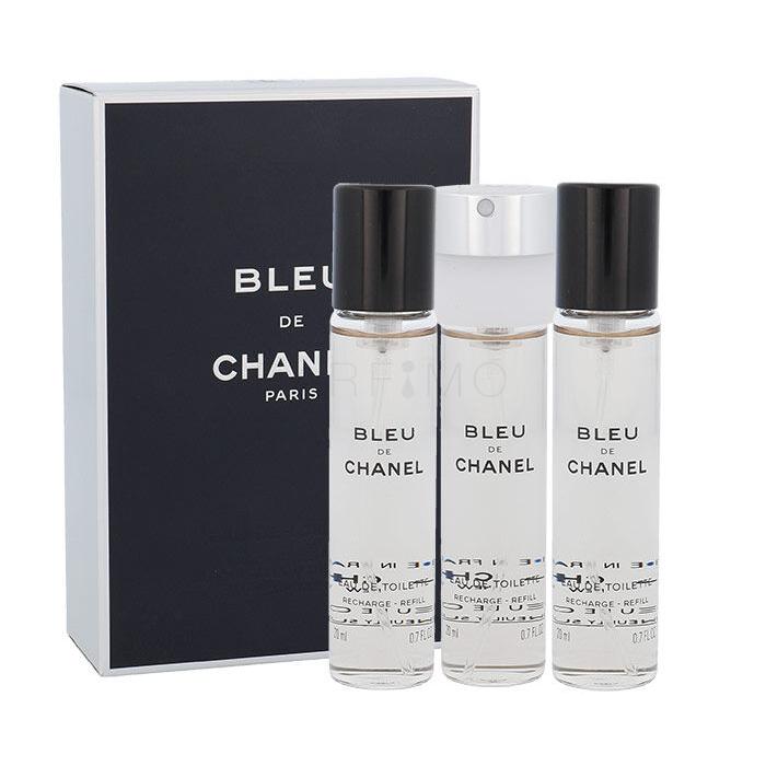 Chanel Bleu de Chanel Eau de Toilette für Herren Nachfüllung 3x20 ml