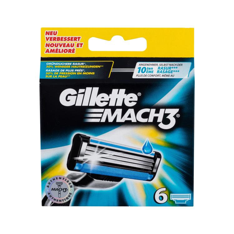 Gillette Mach3 Ersatzklinge für Herren 6 St.