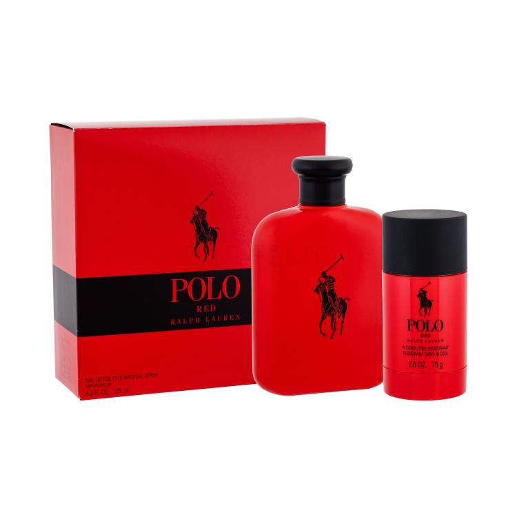 Ralph Lauren Polo Red Geschenkset Edt 125ml + Deostick 75 ml