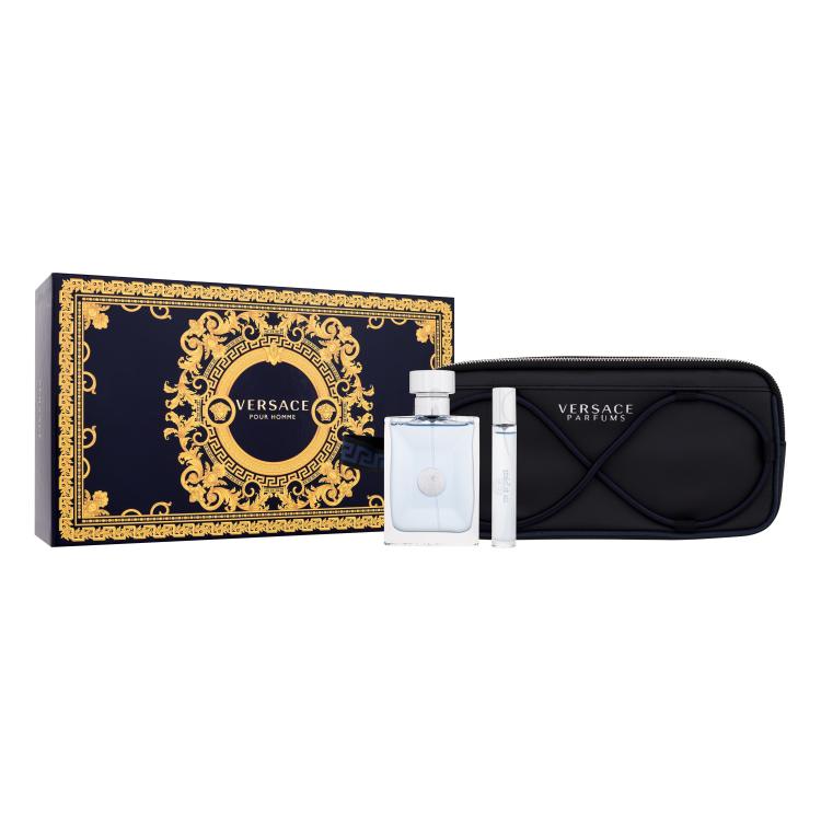 Versace Pour Homme Geschenkset Edt 100 ml + Edt 10 ml + Kosmetiktasche