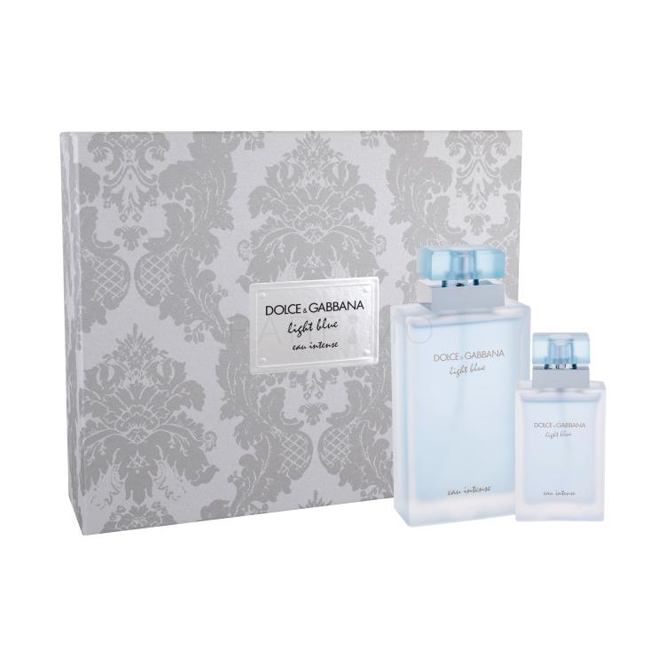 Dolce&amp;Gabbana Light Blue Eau Intense Geschenkset Edp 100 ml + Edp 25 ml