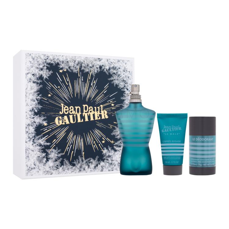 Jean Paul Gaultier Le Male Geschenkset Edt 125 ml + After Shave Balsam 50 ml + Deostick 75 ml