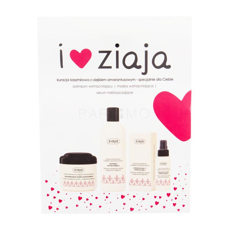 Ziaja Cashmere Geschenkset Stärkendes Shampoo 300 ml + Stärkende Haarmaske 200 ml + Stärkendes Haarserum 50 ml