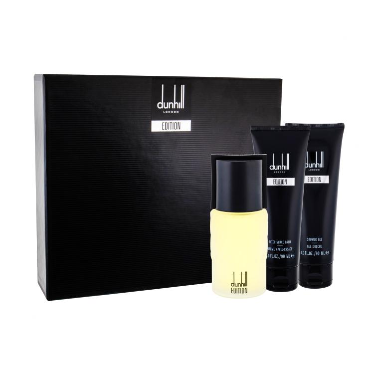 Dunhill Edition Geschenkset Edt 100 ml + Duschgel 90 ml + After Shave Balsam 90 ml