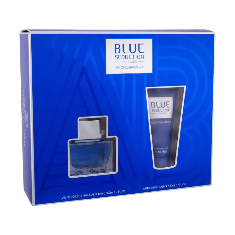 Banderas Blue Seduction Geschenkset Edt 50 ml + After Shave Balsam 50 ml