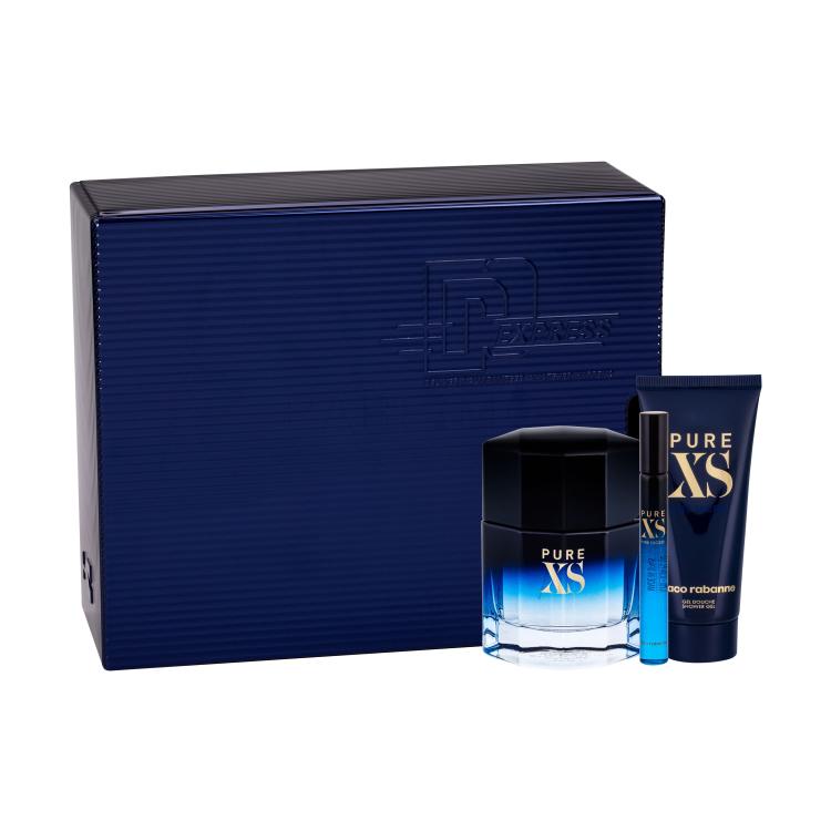 Paco Rabanne Pure XS Geschenkset Edt 100 ml + Duschgel 100 ml + Edt 10 ml