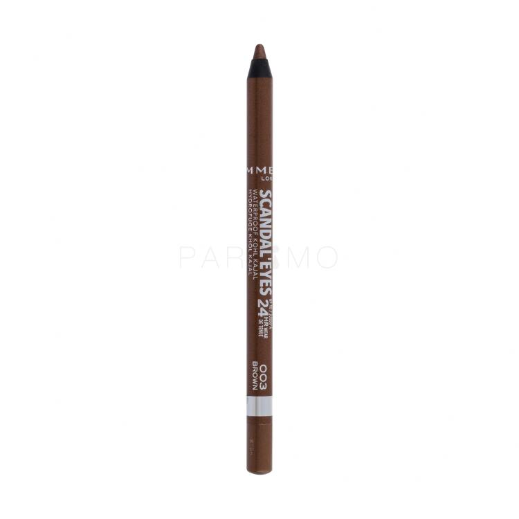 Rimmel London Scandaleyes Kajal 24HR Kajalstift für Frauen 1,3 g Farbton  003 Brown