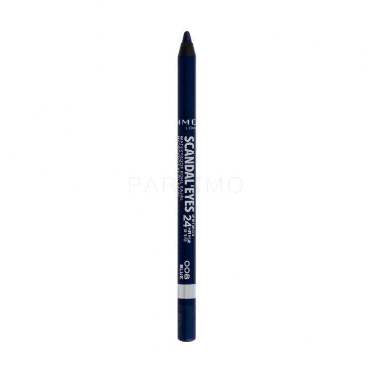 Rimmel London Scandaleyes Kajal 24HR Kajalstift für Frauen 1,3 g Farbton  008 Blue