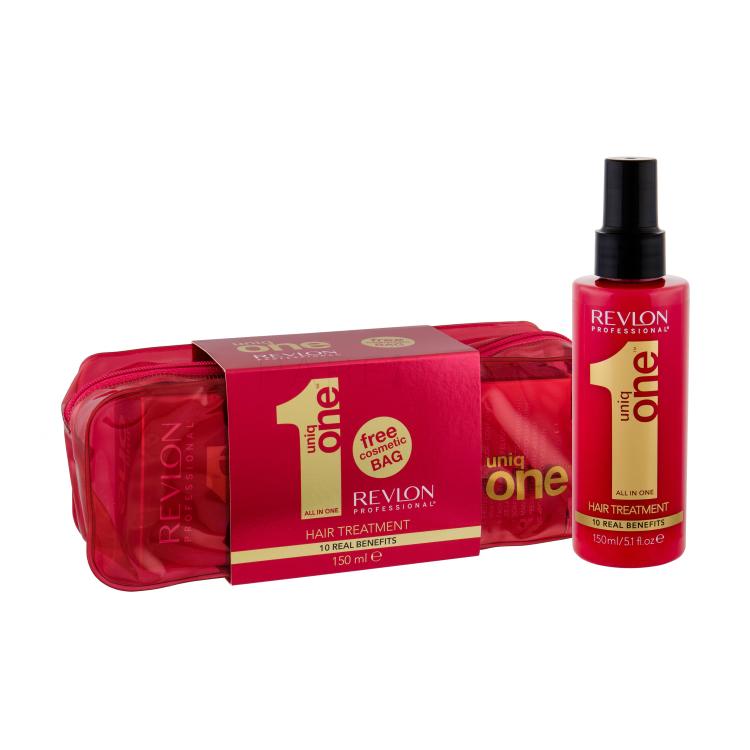 Revlon Professional Uniq One Geschenkset Nichtauszuspülende Haarmaske 150 ml + Kosmetiktasche